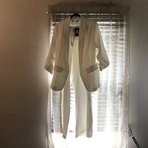 3X White - As Smart As I Look Fashion Nova Blazer